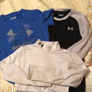 UA boys size 7 shirts
